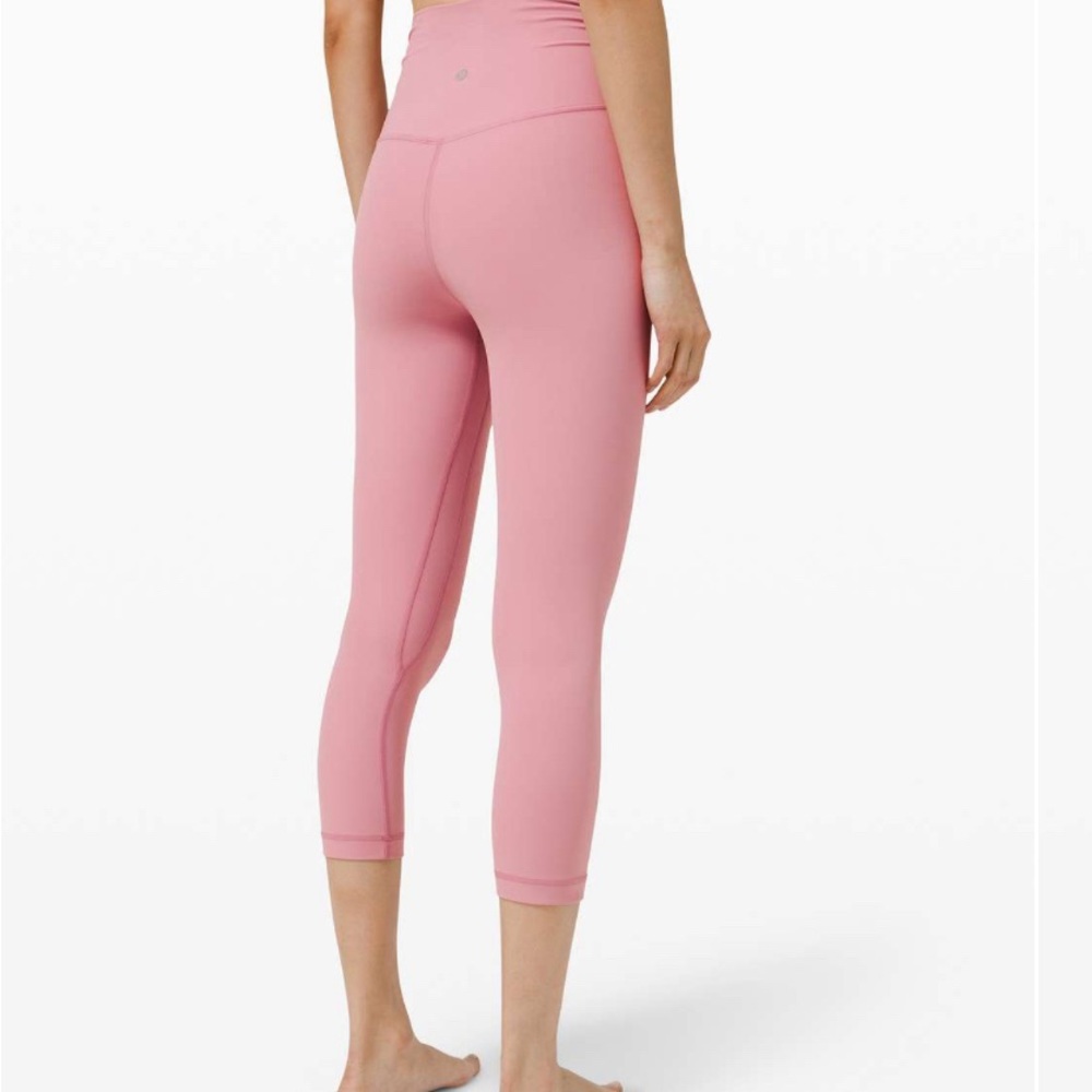 Lululemon 21” Align Cross Over Waist Cropped Leggings - Picture 10 of 11